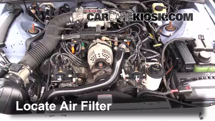 1997 Ford Thunderbird LX 4.6L V8 Filtre à air (moteur) Changement